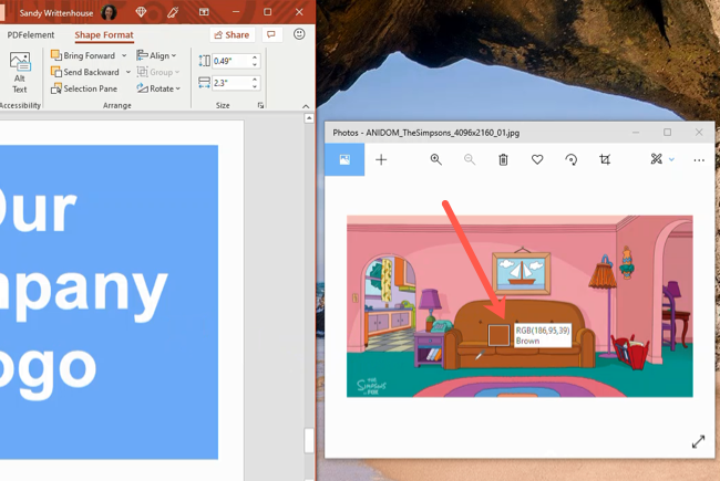 How to Match Colors With the Eyedropper in Microsoft PowerPoint