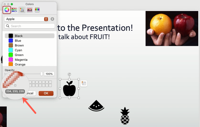 How to Match Colors With the Eyedropper in Microsoft PowerPoint
