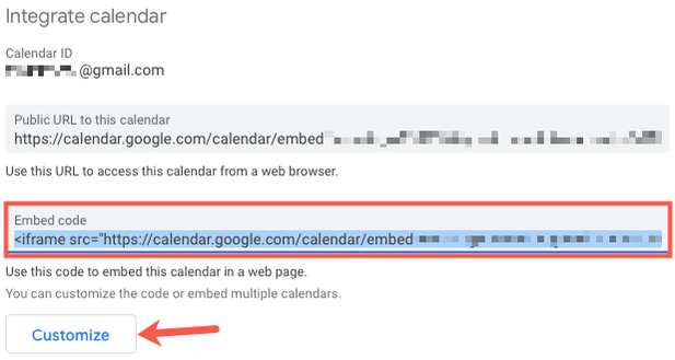 How to Embed Google Calendar on a Website or Blog