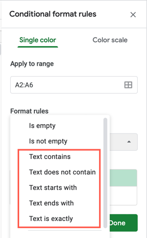 How to Automatically Highlight Certain Text in Google Sheets