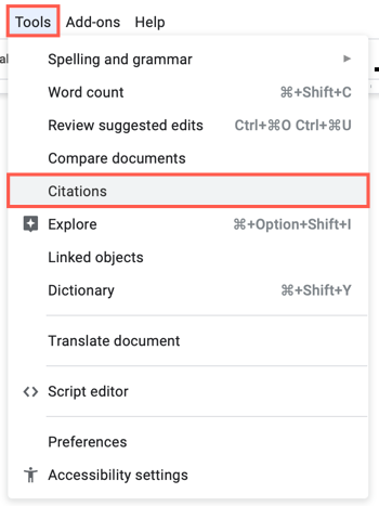 How to Automatically Insert a Bibliography in Google Docs