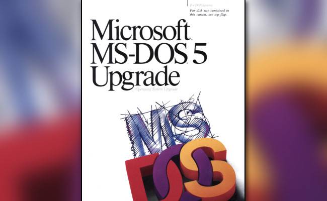 The MS-DOS 5 Upgrade Box (1991)