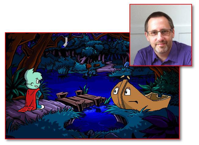 Richard Moe and a Pajama Sam screenshot