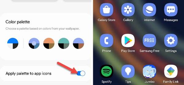 How to Change the Color Palette on Samsung Galaxy Phones