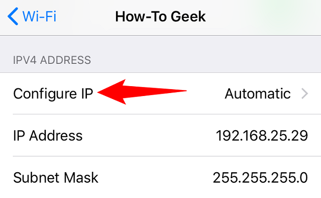 Iphone Ip Address Examples How to Change the IP Address on iPhone
