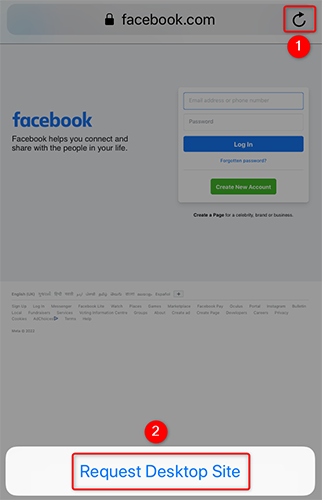 How to Access the Desktop Version of Facebook on iPhone