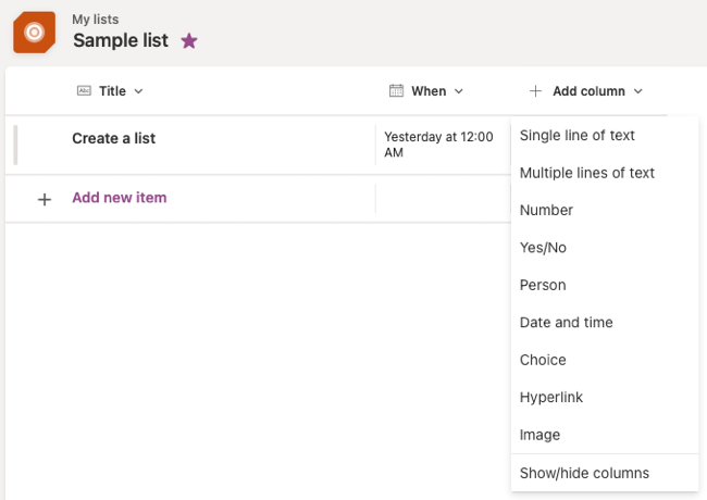 Column Template Example What Is Microsoft Lists, and What Is It Good For?
