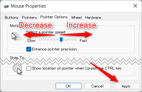 How to Change Mouse Speed in Windows 10 or 11