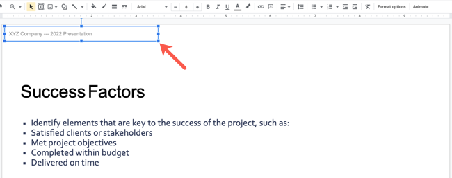 Google Slides Header How to Add a Header or Footer in Google Slides