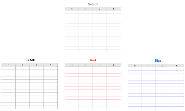 Gridlines Colors How to Make Gridlines Darker in Microsoft Excel