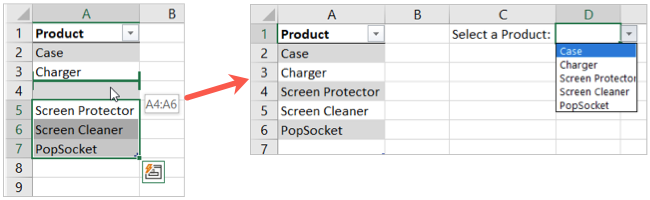 Hvordan redigere en rullegardinliste i Microsoft Excel - Mundo Geek