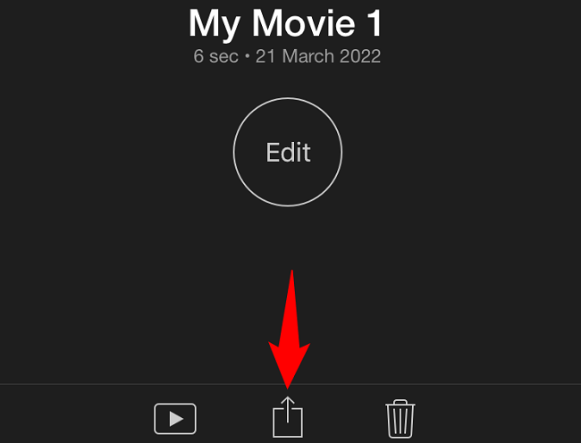 Select the up-arrow icon.