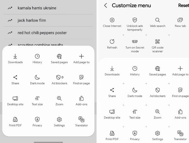 Android Browser Button Samsung's Android Browser Is Great, Actually