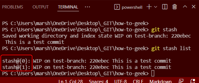 Stash Order How to Stash Changes in Git