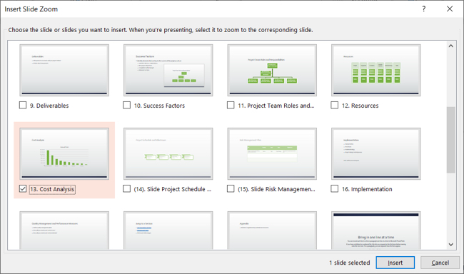 How to Add Section and Slide Zooms in Microsoft PowerPoint