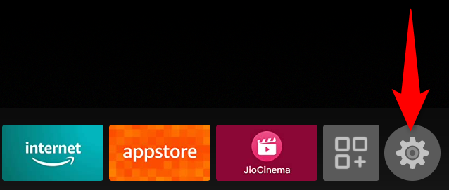 Select "Settings" on the home screen.