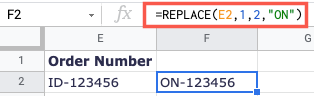 How to Substitute Text in Google Sheets