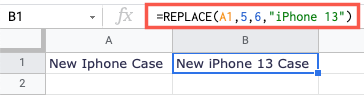 How to Substitute Text in Google Sheets