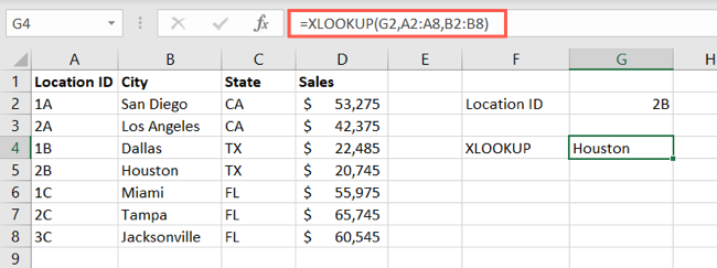 INDEX and MATCH vs. VLOOKUP vs. XLOOKUP in Microsoft Excel