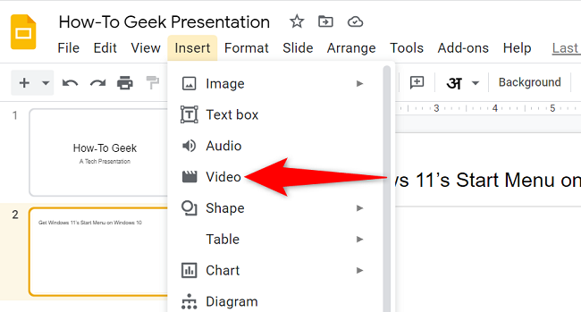 How to Add a YouTube Video to Google Slides