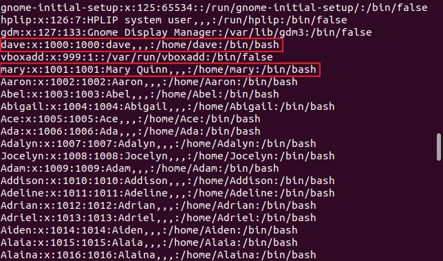 How to List Users in Linux