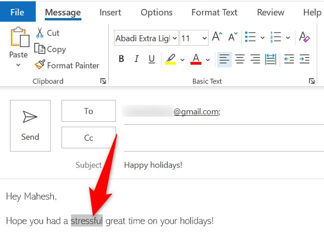 How to Strikethrough in Microsoft Outlook