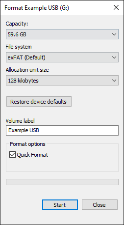 Format Micro Usb Drive How to Format a USB Drive on Windows 10