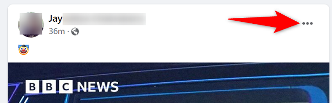 Select the three dots at the top-right corner.