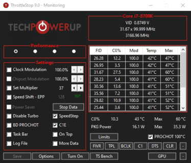 TechPowerUp interface on a Windows PC.