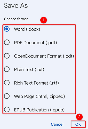 How to Download a Google Doc