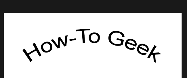 curved writing photoshop