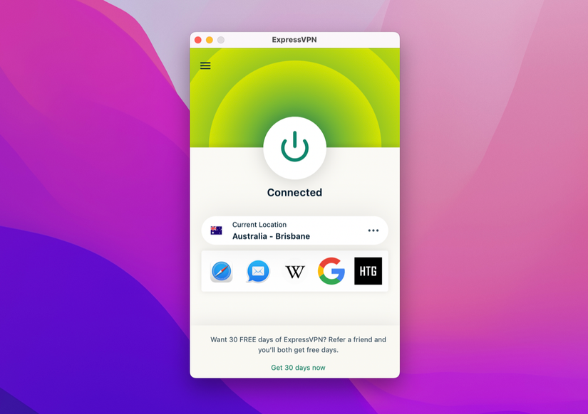 ExpressVPN client for macOS
