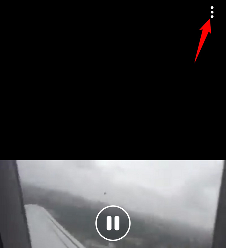 Select the three dots in the top-right corner.