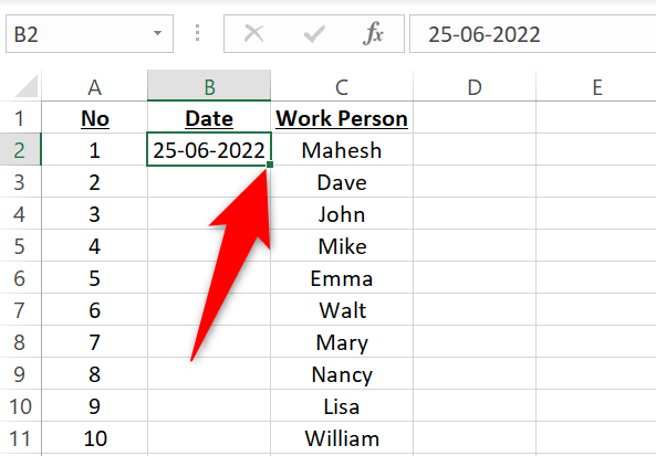 How to AutoFill Dates in Microsoft Excel