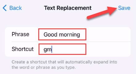 How to Make Custom Text Shortcuts on iPhone