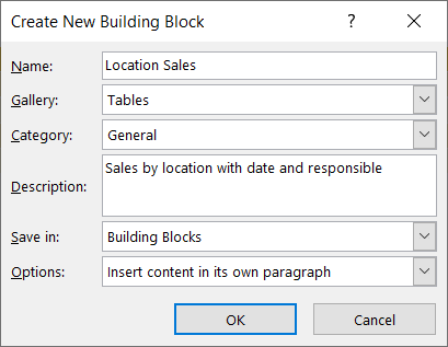 How to Create a Table Template in Microsoft Word