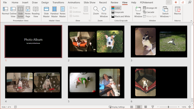How to Create a Photo Album in Microsoft PowerPoint