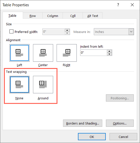 How to Move a Table in Microsoft Word