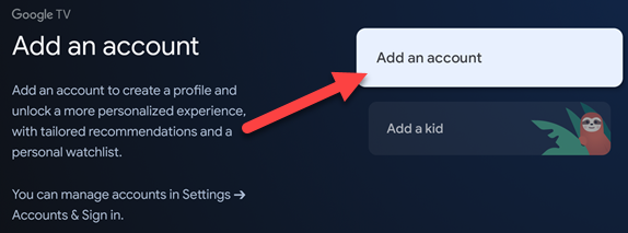 How to Set Up Google TV User Profiles