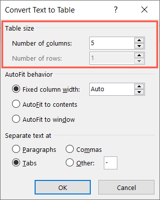 How to Convert Text to a Table in Microsoft Word