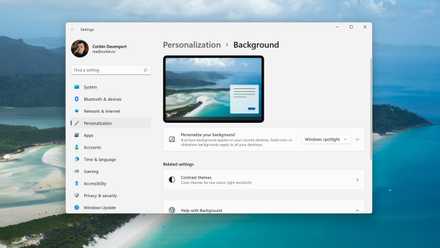 Windows 11 wallpaper settings screenshot