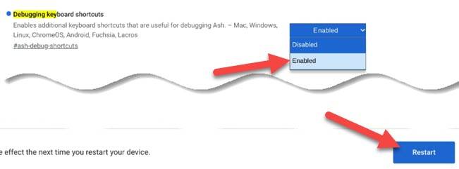 Enable the flag and click "Restart."