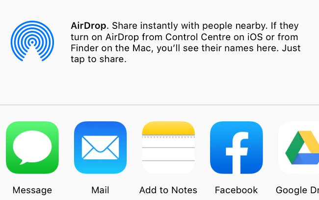 Iphone Airdrop Example How to Turn On AirDrop on iPhone