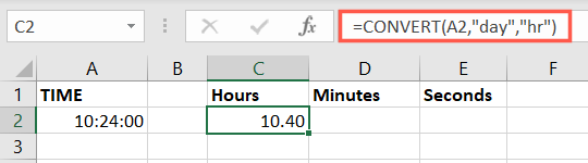 How to Convert Time to Decimals in Microsoft Excel