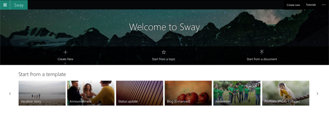 How to Use Microsoft Sway