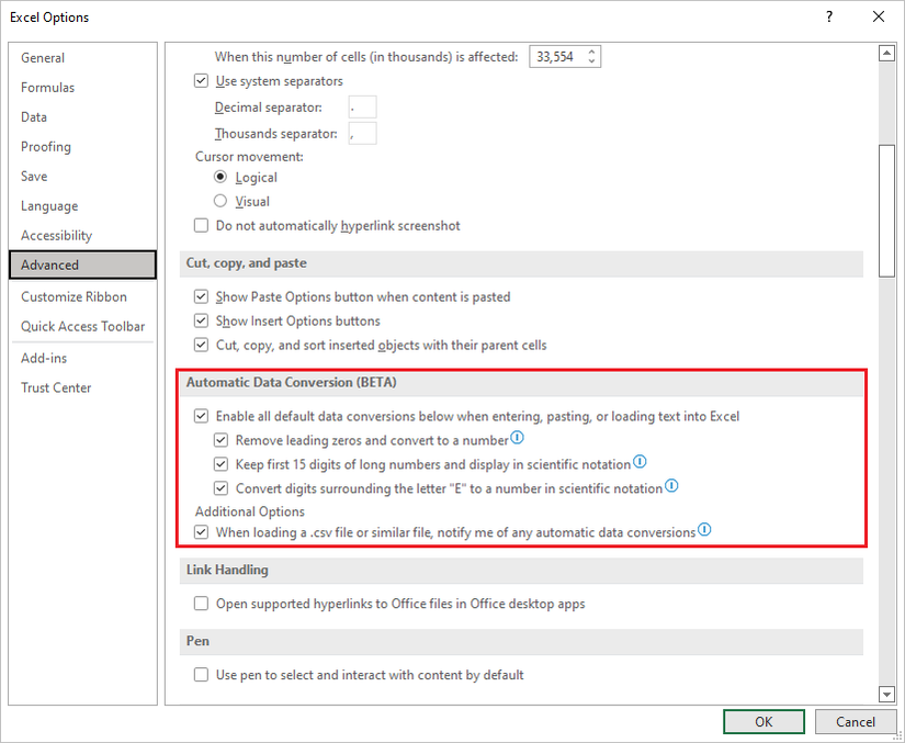 Microsoft Is Finally Fixing Excel's Data Conversion Problem