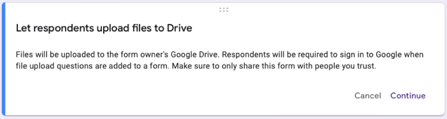 How to Let Users Upload Files and Photos in Google Forms