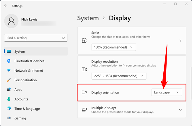 How to Rotate Your PC's Screen on Windows 11