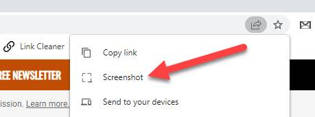 How to Enable and Use Google Chrome's Built-in Screenshot Tool
