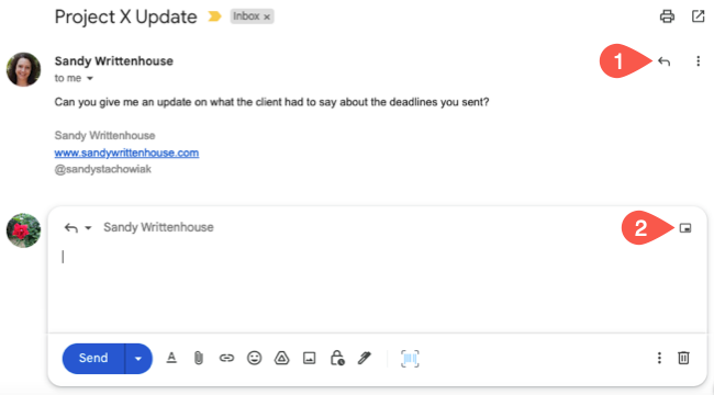 How to Attach an Email to a Reply in Gmail